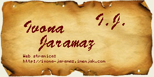 Ivona Jaramaz vizit kartica